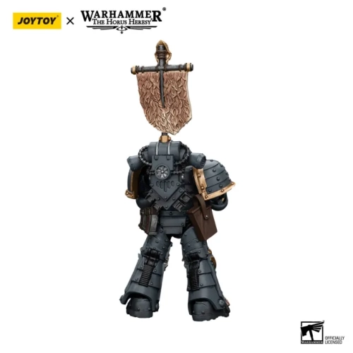 JOYTOY - Space Wolves Grey Slayer Pack - Grey Slayer with Legion Vexilla